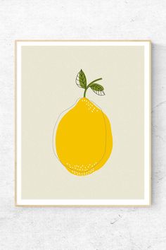 Lemon Printable fruit art modern lemon print Kitchen art | Etsy Lemon Printable, Fruit Artwork, Yellow Kitchen Decor, Fruit Fruit, Art Fruit, Yellow Wall Art, Yellow Wall, Soyut Sanat Tabloları, Kitchen Posters