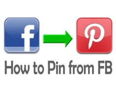 how to pin from fb on facebook or instagram with pictures and text below