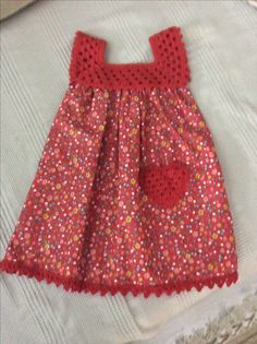 Knit Baby Dress, Kids Frocks, Kids Fashion Dress, Baby Dress Patterns, Baby Frocks Designs