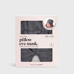 Kitsch Pillow Eye Masks are your newest nighttime necessity. The luxurious satin fabrication is designed to care for your skin, and the padded softness of the material gives you a comfortable night's rest, all while looking chic! OEKO-TEX® Certified: This certifies that our satin is safe, sustainable, and environmentally friendly. Small Business Gifts, Satin Pillow, Charcoal Mask, Eye Masks, Eye Pillows, Jewelry Clothes, Sleeping Mask, Elastic Headbands, Warm Blankets