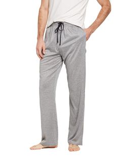 PRICES MAY VARY. COMFORTABLE SHRINKAGE CONTROLLED PAJAMA PANTS - Lounge around in absolute comfort with these pajama bottoms made from 60% cotton and 40% polyester. Extra-soft cotton jersey feels soft and light against skin. Minimal shrinkage without comprising comfortness ADJUSTABLE FIT - Fit is one of the most overlooked things when it comes to selecting the right pair of sleepwear/loungewear! An elastic waistband ensures a nice and snug fit without being too uncomfortable. Make sure these pan Cotton Sleepwear With Elastic Waistband For Pajama Party, Cotton Stretch Sleepwear For Pajama Party, Comfortable Cotton Sleep Pants, Cotton Pants With Elastic Waistband For Loungewear, Stretch Cotton Sleepwear, Comfortable Cotton Bottoms For Lounging, Comfortable Cotton Lounging Bottoms, Cotton Sweatpants With Pockets For Sleep, Comfortable Long Pants Sleepwear For Pajama Party