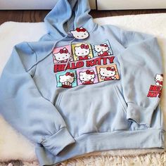 Snuggle Up In This Adorable, Soft And Cozy Sanrio Hello Kitty Hooded Top A Must Have For Hello Kitty Fans Hello Kitty Women's Lined Hoodie Fleece Pullover, Blue, Size L Hooded Long Sleeve Sweatshirt Warm And Cozy With Drawstrings And Kangaroo Pocket Tags: Cotton Hooded Sweatshirt, Y2k, Hello Kitty Vintage Top, Sherpa Lined Sweatshirt, Blue Hello Kitty Sweater, Hello Kitty Hooded Sweater, Juniors Hello Kitty Hoodie, Juniors Hello Kitty Sweatshirt, Hello Kitty Fleece Lined Hoodie, Sanrio Hoodie, H Kawaii Blue Cotton Hoodie, Blue Cotton Kawaii Hoodie, Blue Hooded Sweatshirt With Cartoon Print, Cute Blue Fleece Hoodie, Blue Cartoon Print Sweatshirt For Streetwear, Blue Cartoon Print Hoodie For Streetwear, Blue Casual Hoodie With Cartoon Print, Cute Fleece Hoodie With Cartoon Print, Trendy Blue Sweatshirt With Cartoon Print