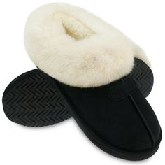 Warm and Cozy:Experience ultimate comfort with our latest slipper innovation, featuring fluffy fur collars, breathable fabric uppers, and ultra-soft support to alleviate muscle fatigue. Whether you're relaxing at home or unwinding after a long day, these slippers provide the perfect blend of coziness and functionality, making every step feel like a treat for your feet. Anti-slip and waterproofEnjoy the luxurious warmth of sheepskin-like softness in these slippers. Designed with moisture-resistan Cozy Winter House, Slippers Fluffy, Foam Slippers, Comfy Winter, Suede Moccasins, Clog Slippers, Platform Clogs, Muscle Fatigue, Loafer Slippers