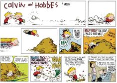 a comic strip about the life and times of calvin and hode's children