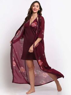 Nighties And Dressing Gowns vlr.eng.br Dress Reference, Dress Name, Dressing Gowns, Dress Embroidery, Dress Out, Embroidery Dress, Night Dress, Gowns Dresses, Acrylic Nails