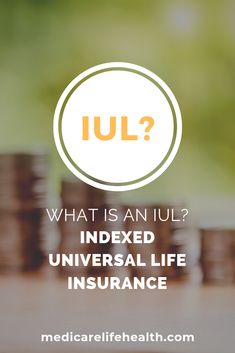 stacks of coins with the words, what is an lul? indexd universal life insurance