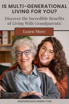 Are you hesitant about living with aging parents? You might find that there’s more upside to this arrangement than you initially thought. Multi-generational living has its challenges, but also plenty of benefits too such as making it easier to help and care for older parents, save money, and share responsibilities. Click the pin to find out 15 incredible advantages of intergenerational living arrangements! #agingparents Generational Living, Older Parents, Living Arrangements