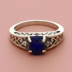 sterling silver oval-cut blue sapphire hearts ring size 6.75 Pre-loved but in great condition - Weight - 3.3g Ring Size - 6.75 Width - 8mm Item ID - ABJ50500330 _gsrx_vers_1649 (GS 9.7.2 (1649)) Multi Stone Ring, Multi Stone, Women Accessories Jewelry, Miami Beach, Sterling Silber, Oval Cut, Stone Rings, Blue Sapphire, Heart Ring