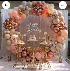 Beautiful Birthday Party Decorations Surprise Birthday Decorations, Birthday Decorations At Home, 18th Birthday Decorations, Penanda Buku, Simple Birthday Decorations, 21st Birthday Decorations, Birthday Party Theme Decorations, Birthday Balloon Decorations, Birthday Party 21