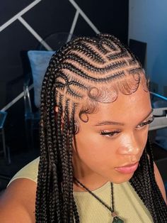 Braids With Designs, Braids Designs, Hair Braid Designs, Braided Hairstyles For Black Women Cornrows, Feed In Braids Hairstyles, Cute Box Braids Hairstyles, Quick Braided Hairstyles