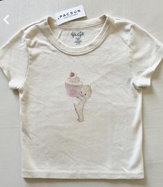 Cupcake Graphic, Brandy Melville Graphic Tees, Cupcake Shirt, Brandy Melville Shirts, Brandy Melville T Shirts, Baby Cupcake, John Galt, Baby Shirts