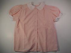 A personal favorite from my Etsy shop https://www.etsy.com/listing/186910952/girls-80s-vintage-pink-blouse-8-years Cute Pink Puff Sleeve Tops, Collared Summer Tops For School, Cute Summer School Blouse, Pink Spring Shirt For School, Cute Pink Collared Top, Pink Collared Shirt For Daywear, Pink Shirt For School In Spring, Pink Summer School Tops, Retro Summer School Tops