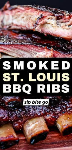 Traeger Smoked St Louis Ribs St Louis Ribs Smoker Recipe, Smoked St Louis Style Ribs, Smoked St Louis Ribs, St Louis Ribs Recipe, Saint Louis Ribs, St Louis Ribs, St Louis Style Ribs, Recipes Grill