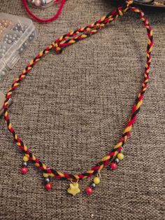 This necklace is for sale and will come in more colors when i get the chance :) but right now its only red black and yellow or 2 colors Black And Yellow, Home Made, Black N Yellow, Pendant Necklaces, Norway, Necklace Etsy, Jewelry Necklace Pendant, Right Now, Black And Red