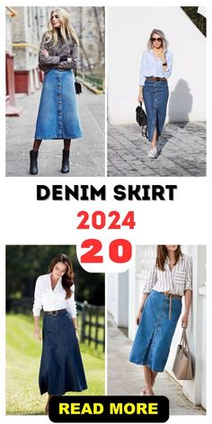 Skirt Outfits For Black Women, Jean Skirt Winter Outfit, Denim Skirt Outfit Aesthetic, Outfit For Black Women, Denim Skirt Outfit Winter, Long Denim Skirt Outfits, Denim Skirt Outfit Fall, Denim Skirt Outfit Ideas, Denim Skirt Outfit Summer