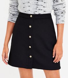 Loft Tall Wooly Button Pocket Skirt Size 12 Black Women's by Loft Size Regular - 12 Black Women's Pencil, Skirts, Body:, 84%, Polyester, 14%, Wool, 2%, Other, Fibers, Linining, :, 100%, Polyester, Machine, Washable Pitch Perfect, Professional Women, Skirts With Pockets, Skirt Outfits, New Black, Effortless Style, Fabric Care, Pencil Skirt, Work Outfit