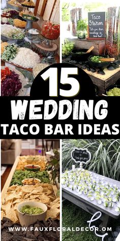 the top ten wedding taco bar ideas