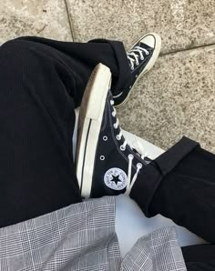 Converse Chuck Taylor All Star '70 High Top Trainers In Black available at ASOS | ASOS Style Feed Converse 2020, Zapatillas All Star, Aesthetic Converse, Converse Outfits, Explicit Content, Kicks Shoes, Black Converse, Outfits With Converse