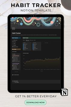 Transform your Daily Routine with a Notion Habit Tracker Planner Aesthetic Minimalist, Notion Weekly Planner, Notion Weekly, Minimalist Notion, Notion Habit Tracker, Better Habits, Planner Aesthetic