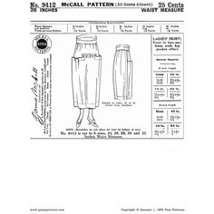 the sewing pattern for this women's pants is shown