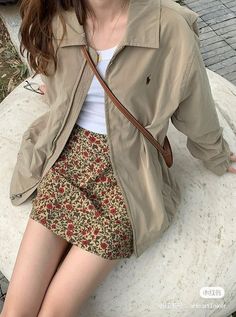 Polo Jacket, Mode Inspo, Korean Outfits, Looks Style, Lookbook Outfits, Cute Casual Outfits