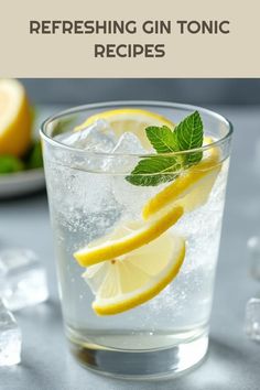 A beautifully crafted Gin Tonic cocktail made with premium gin and tonic water, garnished with a slice of lime, showcasing refreshing vibes and an easy cocktail recipe. This image highlights a classic super refreshing summer drink style.