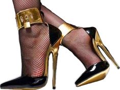 Gold High Heels For Office, Gold High Heel Office Shoes, Stiletto Heels, Buckle, Pumps, Collage, Heels, Gold, Pins