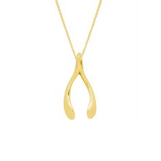 This stunning vintage inspired wishbone charm is the smallest and newest of the signature Katie Mullally wishbone collection. The design is said to bring good luck to the wearer, and is a simple yet classic piece.The wishbone charm is worn with a yellow gold plated 18" inch curb chain. As with all Katie Mullally designs, the charm is collectable and can be delicately layered with other pieces. The charms and chains are all solid sterling silver and the gold plating is 22.5 carat and 2 microns th Wishbone Necklace, Oils For Skin, Watch Necklace, Curb Chain, Cleaning Jewelry, Gold Plated Sterling Silver, Gold Plating, Good Luck, Jewellery And Watches