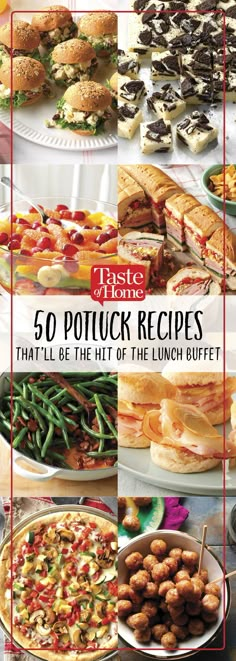 the 50 potluck recipes that'll be the hit of the lunch buffet