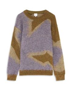 Ps Paul Smith Abstract Crewneck Sweater Paul Smith, Crewneck Sweater, Pullover Styling, Crew Neck Sweater, Pick Up, In Store, Buy Online, Crew Neck, Wool