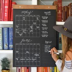 Designed to keep family events organized and all in one place - these calendars are perfect for the busy home. Two month at a time, write-in, with two notes areas for meal planning, chore charts, birthdays, grocery lists, phone numbers, you name it! The calendars are undated and therefore do not expire, and they come fully assembled with a beautifully handcrafted hanging frame. Calendar and frame made in our studio. Chore Charts, Project Board, Hanging Frames, Office Essentials, Chore Chart, Family Events, Event Organization, Letterpress Printing, Grocery Lists