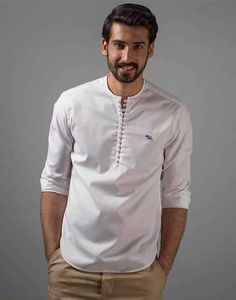 Kurta Style Shirt Men, Men Short Kurta Designs Style, Mens Short Kurta Designs, Kurta Shirt For Men, Short Kurta For Men, Mens Shirt Pattern, Boys Kurta Design, Stylish Men Wear