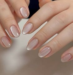 Feminine Nails, Spring Rainbow, Light Feminine, Velvet Nails, Milky Nails, Spring Nail Designs