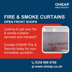 Customer-facing open front stores, this one is for you!
Are you aware of the potential fire hazards that may arise in your store with new stock and products this Autumn? 🎃☕

💡 Fire and smoke curtain systems are designed specifically to create barriers that contain the fire and smoke. This prevents the spread of flames and/or toxic fumes to other open shops within a shopping centre. Also, this allows for a smoother evacuation process, saving more time and less overall damage. Autumn Fire, Open Shop, Fire Hazard, Shopping Centre, The Fire, Front Open