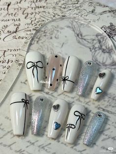 #nails #ideasforyou Noel Nail, Korea Nail Art, Nail Noel, Girls Nail Designs, Nails Elegant, Nails Trending, Nails Luxury, Trending Nails, Gel Nails Diy