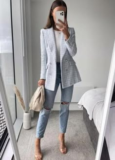 Casual Work Outfits, Work Outfits Women, Professional Outfits, Business Casual Outfits, Mode Inspiration, Business Outfits, Looks Vintage