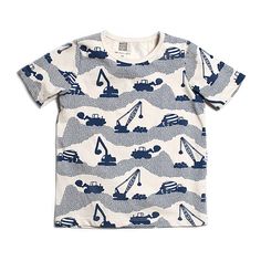 Construction Tee Not To Brag But, Kids Construction, Print And Pattern, Cement Mixers, Boys Wear, Kids Prints, Slate Blue, Kids Shorts