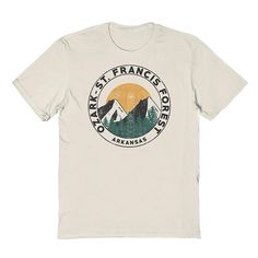 He'll love the look and feel of this Men's Country Parks Ozark Forest Graphic Tee. He'll love the look and feel of this Men's Country Parks Ozark Forest Graphic Tee. FEATURES Crewneck Short SleevesFABRIC & CARE Cotton Machine wash Imported Color: Beig/Khaki. Gender: male. Age Group: adult. Outdoorsy Graphic Tees, Outdoor Graphic Print Crew T-shirt, Outdoor Crew Neck T-shirt With Graphic Print, Adventure Graphic Print Crew Neck Camp Shirt, Forest Graphic, Camping Text Print Crew Neck T-shirt, Country Park, Tractor Supply, Graphic Tee Shirts