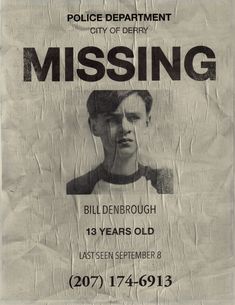 Help spread the message! The Losers are missing! This download and print posters are great additions to your IT or Stephen King collection! Missing Film, Halloween Cubicle, Horror Villians, Stephen King It, The Losers, Filmmaking Cinematography, Recruitment Poster, Horror Posters