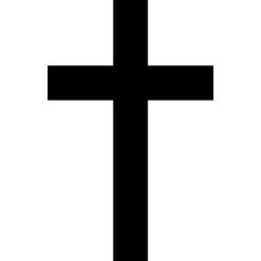 a black and white image of a cross