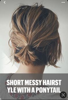 Messy Short Hair, Hairdos For Short Hair, Short Hair Styles Easy, Hairstyles For Women, Short Haircuts, Short Hair Cuts For Women, Great Hair, Short Hairstyles For Women