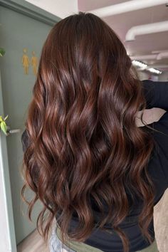 Chocolate Brown Fall Hair Ideas Rich Brown Hair, Fall Hair Ideas, Cinnamon Hair, Cabello Hair, Hair Color Auburn, Hair Color And Cut