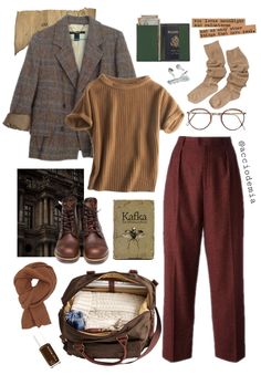 Cosy Academia Aesthetic, Midsize Dark Academia Fashion, Cozy Academia Aesthetic Outfit, Bookish Outfits Aesthetic, Dark Acadamia Womens Outfits, Winter Outfits Dark Academia, Fall Academia Outfits, Historian Aesthetic Outfit, English Major Aesthetic Outfit