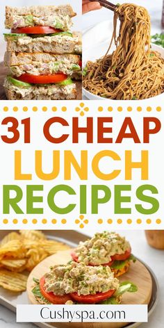 31 cheap lunch recipes that are easy to make and delicious enough for the whole family