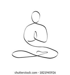 a person sitting in the lotus position with their arms crossed and legs crossed, on a white background