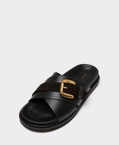 Male Leather Sandals, Male Slides, Unique Slippers, Men Leather Sandals Fashion, Slippers Design, Best Loafers, Mens Sandals Fashion, Luxury Sandals