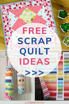 the free scrap quilt pattern is featured in this article