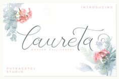 the font and calligraphy used in this project is called cauareta