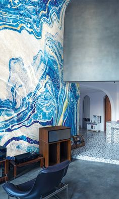 marble water salon wallpaper Spa Wallpaper, Printed Wallpaper, Blue Liquid, Custom Wall Murals, Commercial Wallpaper, Flowing Water, Wallpaper Size, Marble Texture, Blue Marble