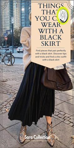 Black Skirt Winter, Black Skirt Outfit Fall, Black Skirt Outfit Winter, Black Pleated Skirt Outfit, Black Midi Skirt Outfit, Long Black Skirt Outfit, Midi Skirt Outfit Winter, Skirt Outfit Fall, Black Pleated Midi Skirt